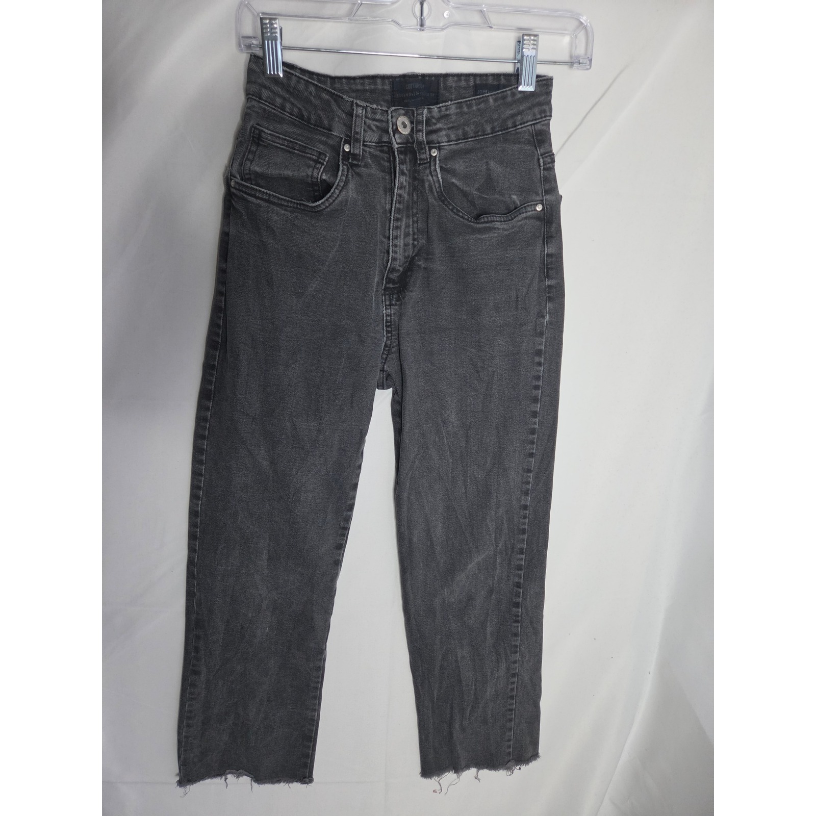 Cotton On Straight Jeans Womens Black Faded Straight High Straight